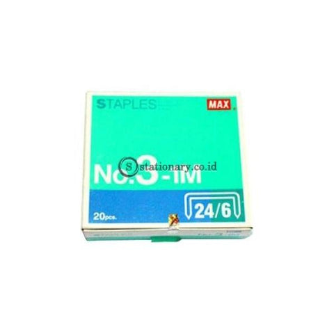 Max Isi Staples 24/6 No 3 (Satuan) Office Stationery
