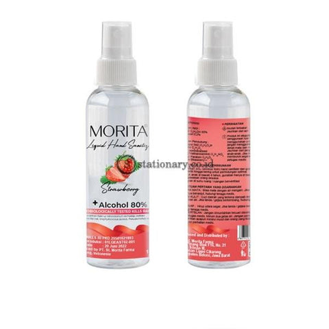 Morita Liquid Hand Sanitizer 100ml (Alcohol 80%) Botol Spray