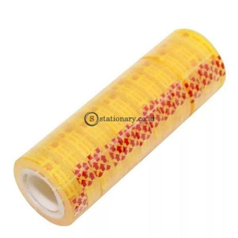 Nachi Tape Selotip Stationery Tape Yellow Shrink 12mmx25Y (1 Slop = 12 Roll)