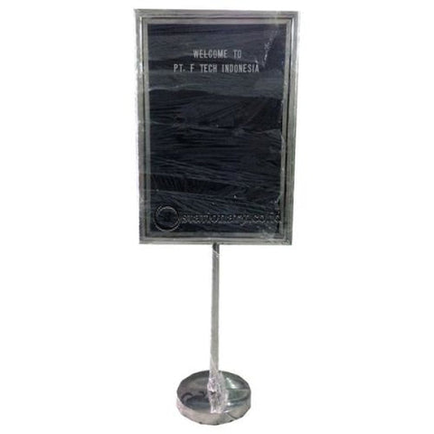 Papan Lobby Notice Board Uk. 60 X 90 Full Stainless Steel Office Equipment Promosi