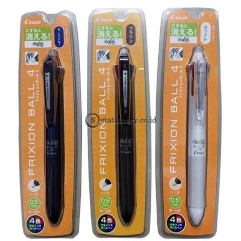 Pilot Ballpoint Frixion Ball 4 Color With Case Office Stationery Promosi
