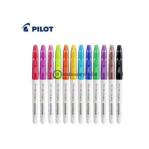 Pilot Sw-Fc-S12 Frixion Colors Assorted Set 12 Pieces Office Stationery Promosi