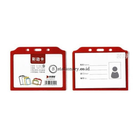 Pixel Id Card Holder Landscape With Lanyard B8 Office Stationery