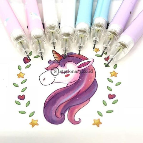 (Preorder) 0.5/0.7Mm Unicorn Mechanical Pencil Kawaii Simple Automatic For Girls Boys Writing Gift