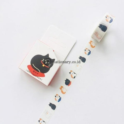 (Preorder) 1.5Cm Garland Cat Series Washi Tape Adhesive Diy Scrapbooking Sticker Label Masking 04