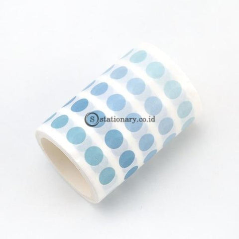 (Preorder) 1 Pcs Dot Masking Tape Wide Washi Basic Colorful Round Adhesive Diy Scrapbooking Journal