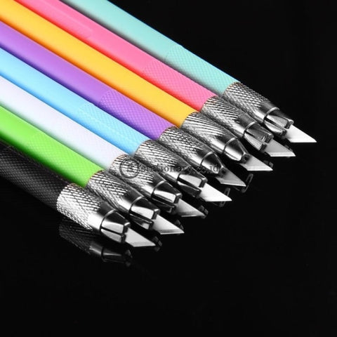 (Preorder) 1 Pcs Metal Carving Utility Knife Student Non-Slip Craft Paper Cutter Pen Stationery