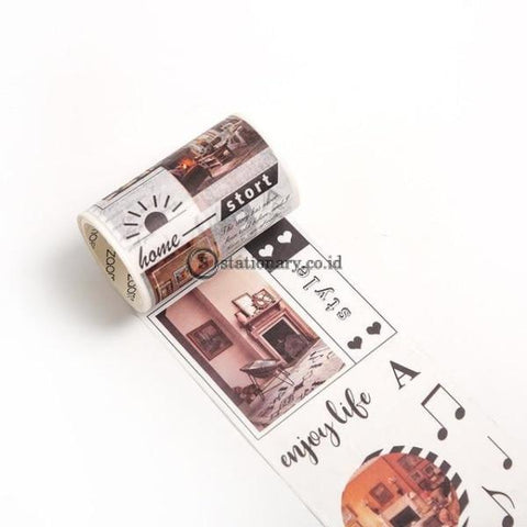 (Preorder) 1 Pcs Vintage Washi Tape Fall Film Masking Diary Diy Scrapbooking Journal Stationery