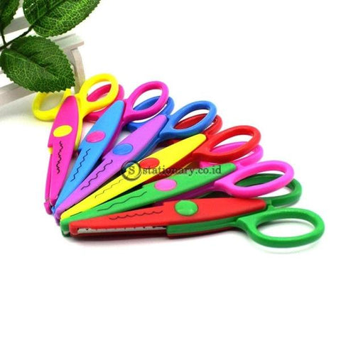 (Preorder) 1 Piece Laciness Scissors Metal And Plastic Diy Clip Art Photo Color Paper Lace Diary