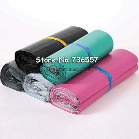 (Preorder) 100Pcs/lot Plastic Envelope Self-Seal Adhesive Courier Storage Bags White Green Pink Poly