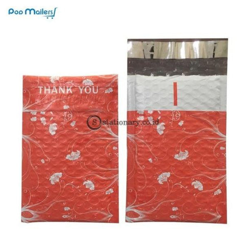 (Preorder) 10Pcs 120X180Mm Printed Plastic Bubble Mailer Mix Pattern Poly Envelope Wrap Bag Flowers