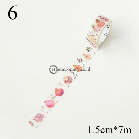 (Preorder) 1Pc Cute Kawaii Fruit Masking Washi Tape Diy Decorative Adhesive For Diary Scrapbooking