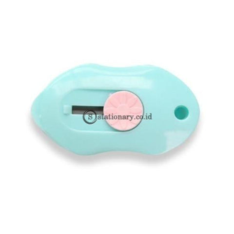 (Preorder) 1Pc Lovely Solid Color Mini Portable Utility Knife Paper Cutter Cutting Razor Blade