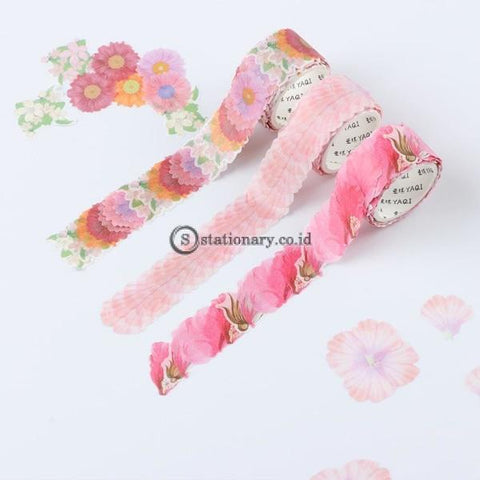 (Preorder) 200Pcs/roll Flower Petals Washi Tape Diy Scrapbooking Diary Paper Stickers Roll Cute