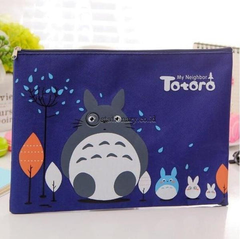 (Preorder) 2020 Big Capacity Cute My Neighbor Totoro Oxford A4 File Folder Document Organizer Holder