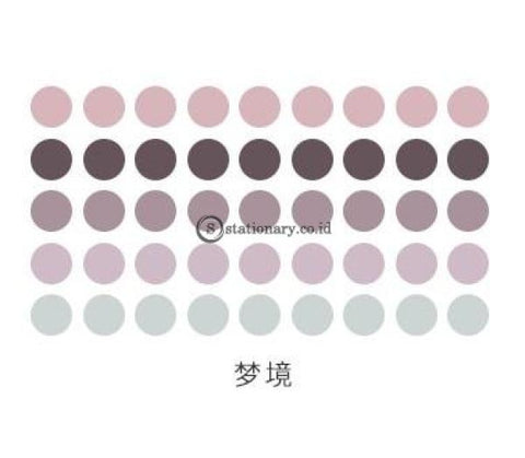 (Preorder) 336 Pcs/lot Colorful Dots Washi Tape Japanese Paper Diy Planner Masking Adhesive Tapes