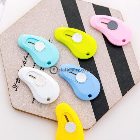 (Preorder) 4Pcs/lot Kawaii Cute Solid Color Mini Portable Utility Knife For Kids Paper Cutter