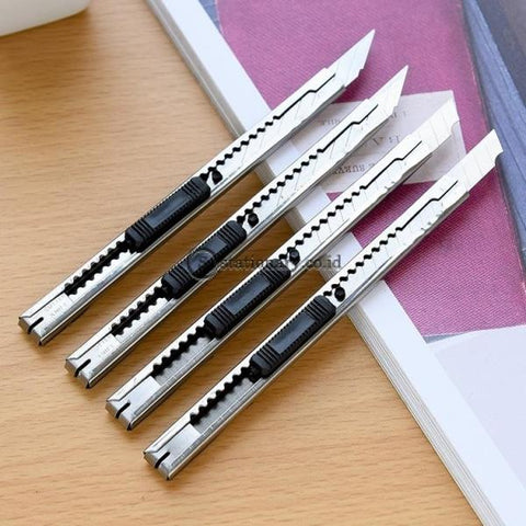 (Preorder) 4Pcs/lot Metal Utility Knife Small Wallpaper Handle Paper Cutter Cutting Tools Office