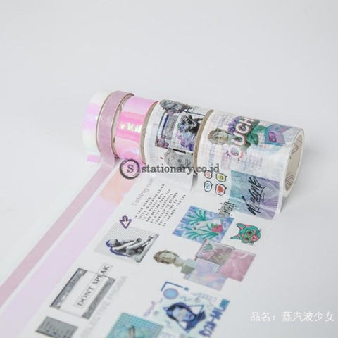 (Preorder) 5 Pcs/set Decorative Retro Divine Gold Washi Tape Set Japanese Paper Stickers