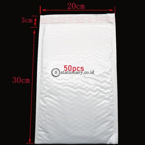 (Preorder) 50 Pieces Of Different Specifications White Bag Foam Envelope Foil Office Packaging