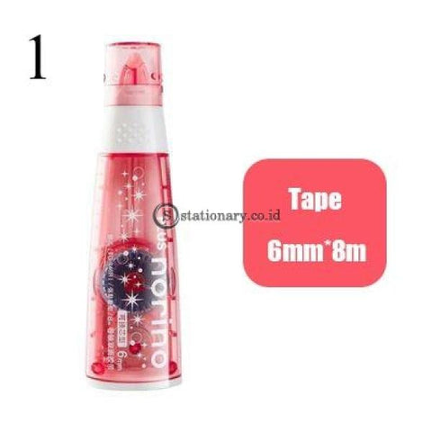 (Preorder) 6Mm*8M Cute Transparent Dot Glue Tape Decorative Double Sided For Kids Scrapbooking Photo