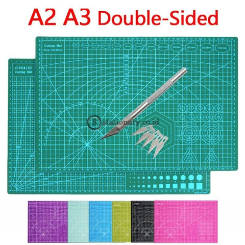 (Preorder) A2 A3 Color Multifunction Pvc Self Healing Cuting Mat Cutting Pad Board Cut Paper Cutter