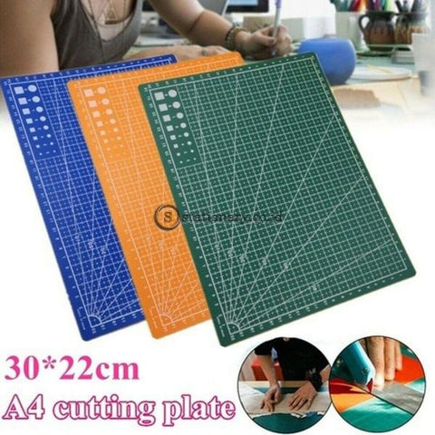 (Preorder) A4 Pvc Double-Sided Grid Lines Cutting Board Mat Self-Healing Pad Diy