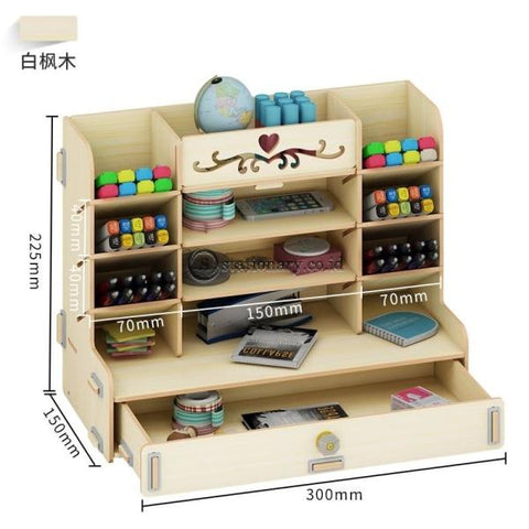 (Preorder) Ayane Creative Container Storage Box Lattice Office Desktop Shelf Students Personality