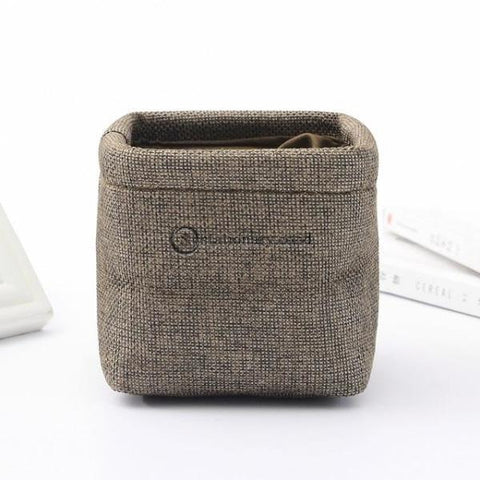 (Preorder) Creative Simple Mini Cloth Pen Holder Stationery Pencil Organizer For Desk Office
