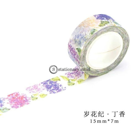(Preorder) Cute Kawaii Plants Flowers Japanese Masking Washi Tape Decorative Adhesive Decora Diy