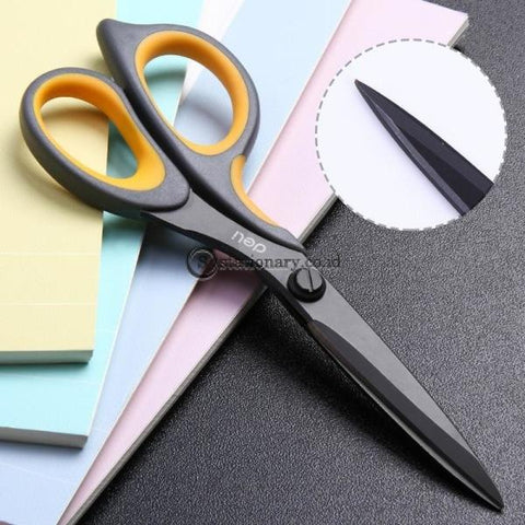 (Preorder) Deli Scissors E6027 Teflon Coated Soft-Touch 175Mm 6-4/5 Inch Home Office Scissor Hand