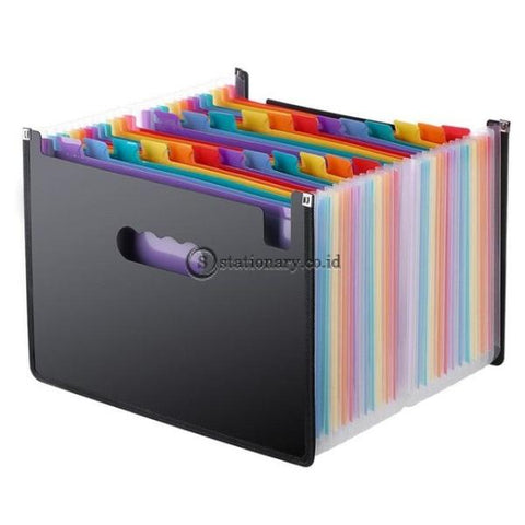 (Preorder) Hot Sale 24 Pockets Expanding File Folder A4 Organizer Portable Business Office Supplies