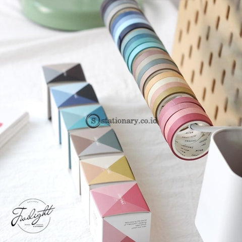 (Preorder) Jianwu 9Mmx3M 4Pcs/set Creative Fall In Love With Color Washi Tape Notebook Diy