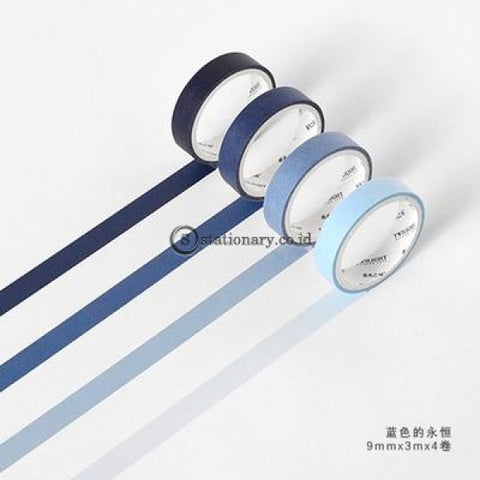 (Preorder) Jianwu 9Mmx3M 4Pcs/set Creative Fall In Love With Color Washi Tape Notebook Diy