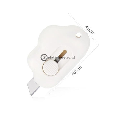 (Preorder) Jianwu Cute Pure Color Mini Utility Knife Small Rabbit Cloud Paper Cutter File Office