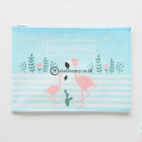 (Preorder) Kawaii Creative Flamingo A4/a5/b6/mini Waterproof Desk Organizer Document Bag File Folder