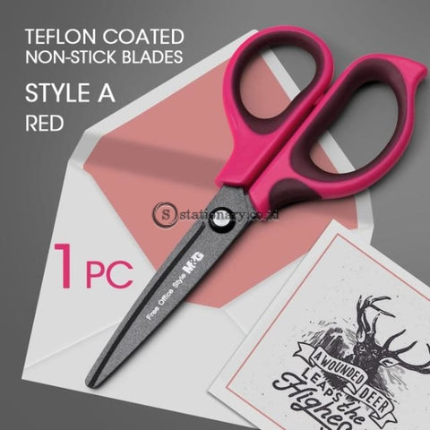 (Preorder) M&g Black Technology Non-Stick Teflon Scissors Ergonomic Andstal Blades Blade Scissor For