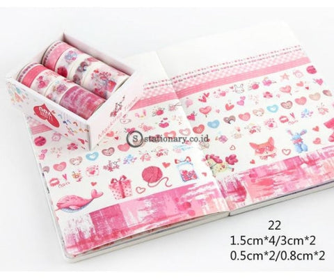 (Preorder) Mr Paper 26 Designs 10Pcs/box Cute Cartoon Animals Washi Tapes Scrapbooking Diy Deco