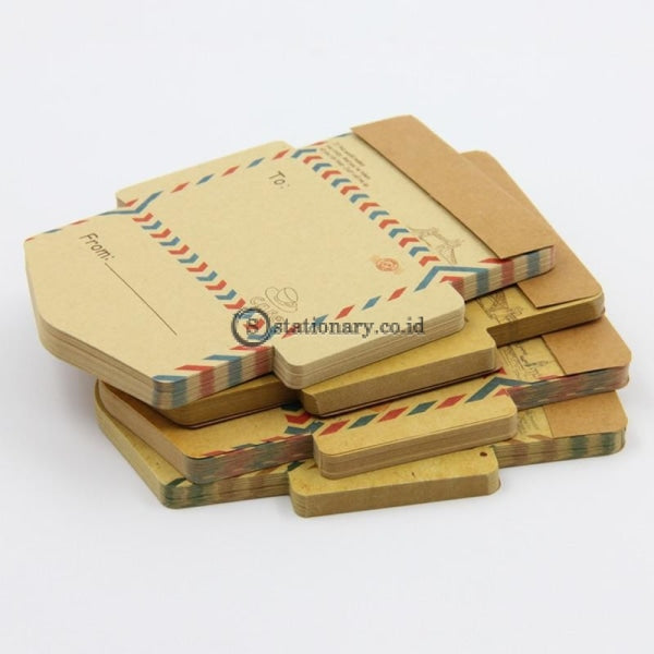 (Preorder) Retro Vintage Kraft Paper Envelopes Mini Cute Kawaii Cartoon Stationery Post Letter