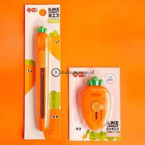 (Preorder) Sharkbang Kawaii Portable Mini Carrot Art Knife Express Unpacking Envelope Office Paper