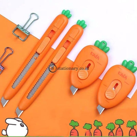 (Preorder) Sharkbang Kawaii Portable Mini Carrot Art Knife Express Unpacking Envelope Office Paper