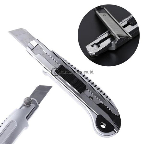 (Preorder) Stainless Steel Cutter Wall Paper Cutting Utility Knife Razor Blade Retractable School