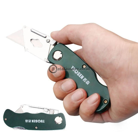 (Preorder) Stainless Steel Folding Utility Knife Woodworking Outdoor Camping W/ Five Blades