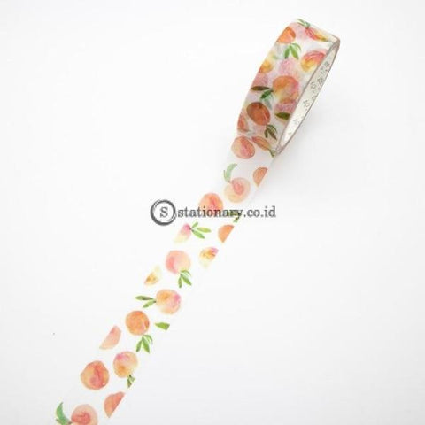 (Preorder) Summer Fruit Washi Tape Set Sticky Decorative Small Fresh Scrapbook Diy Office Stationery