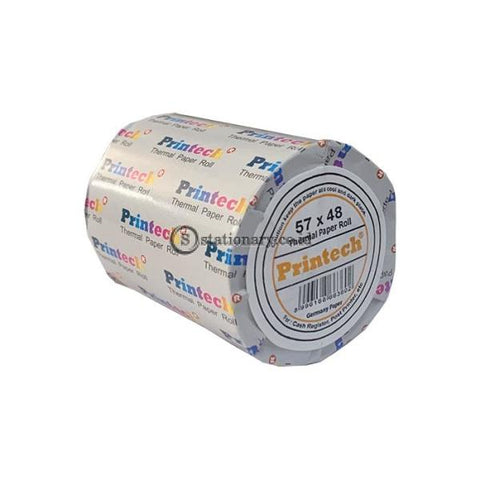 Printech Thermal Paper Roll 57 X 48 Office Stationery