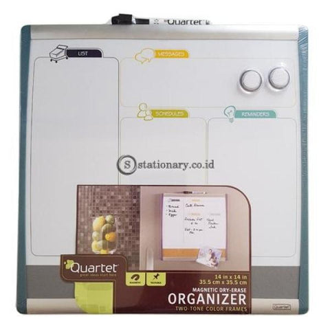 Quartet Whiteboard Magnetik Organizer Two Tone Color Frames 35.5Cm X #79231 Office Stationery