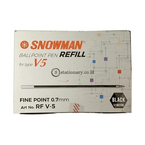 Snowman Refill Ballpoint Pen Fine Point 0.7mm RF V-5 (Refill Snowman V5)