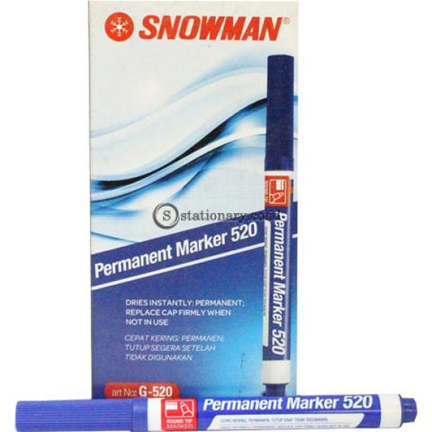 Spidol Snowman Permanen G520 Office Stationery