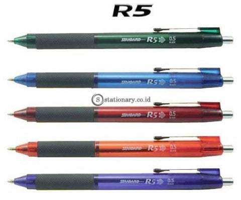 Standard Ballpoint Pen Rectractable R5 0.5Mm Office Stationery