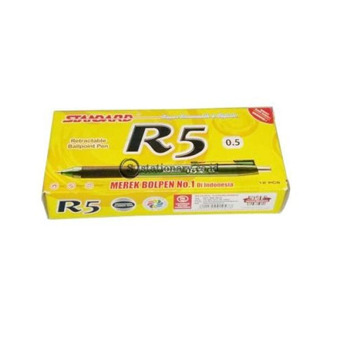 Standard Ballpoint Pen Rectractable R5 0.5Mm Office Stationery